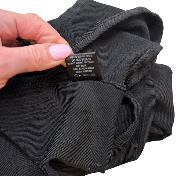 Michael Costello x Revolve Talina bodysuit cut out black size medium long sleeve - Picture 11 of 11